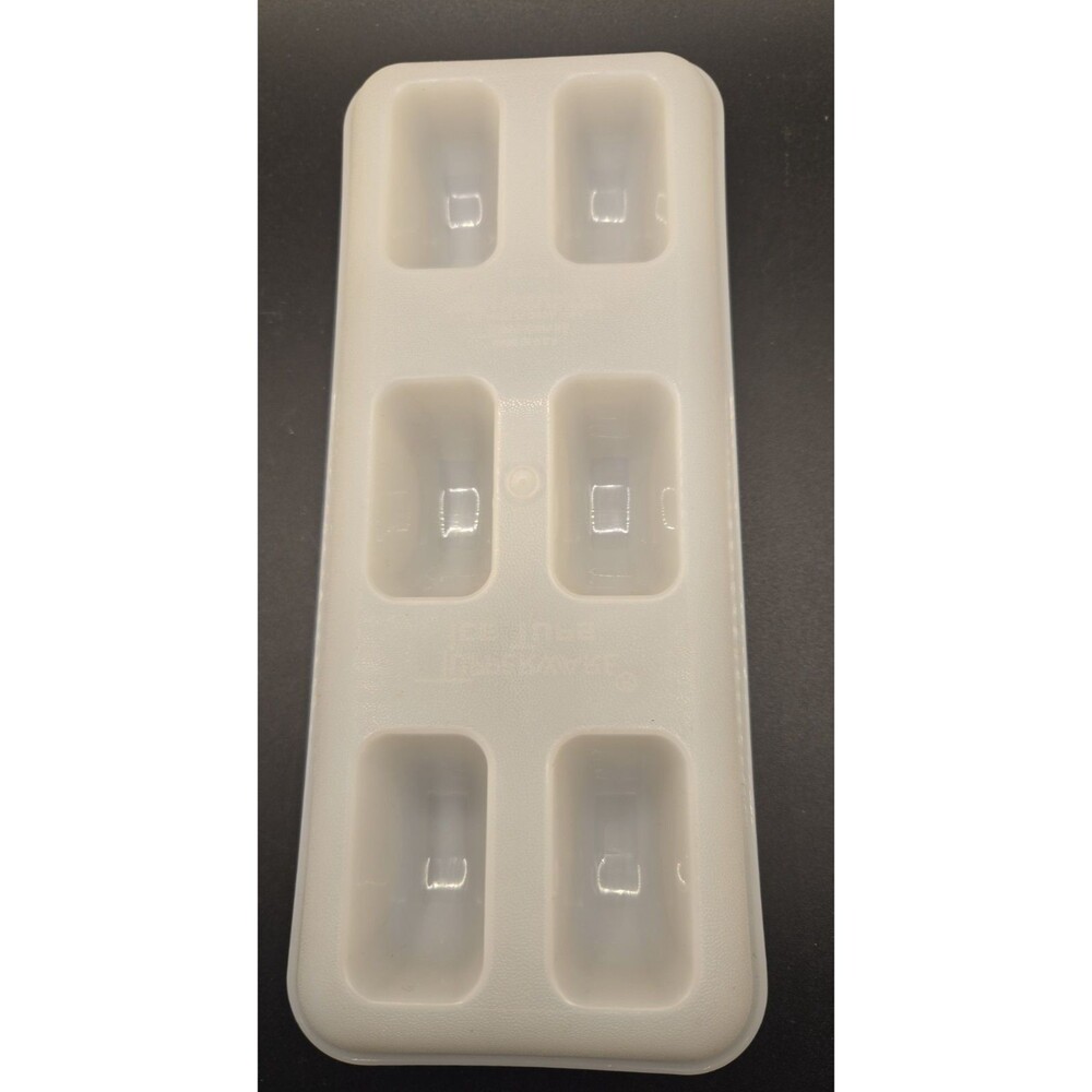 Tupperware 481-24 is a Vintage 1980's White Popsicle Mold "Ice Tups"